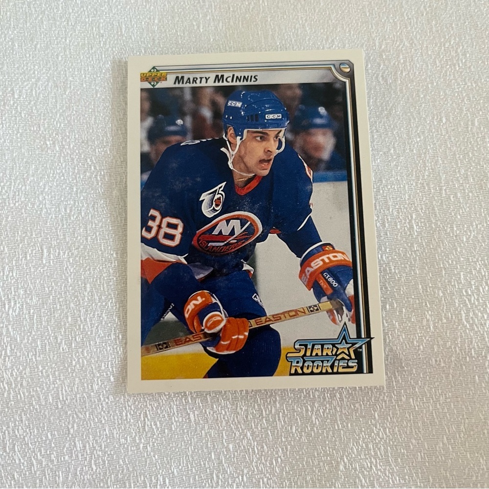 Marty McInnis Star Rookies Hockey Card